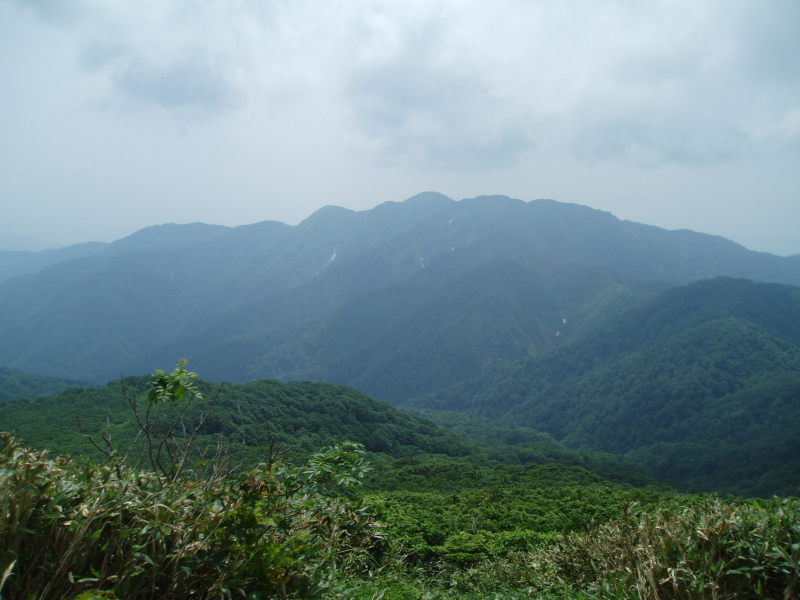 赤兎山から見る経ヶ岳